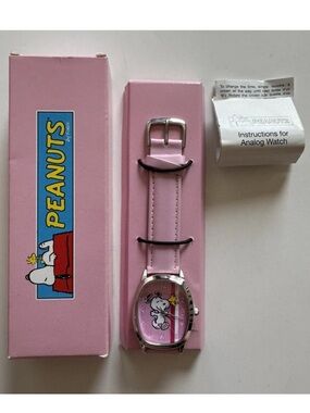 Peanuts Snoopy Pink Watch